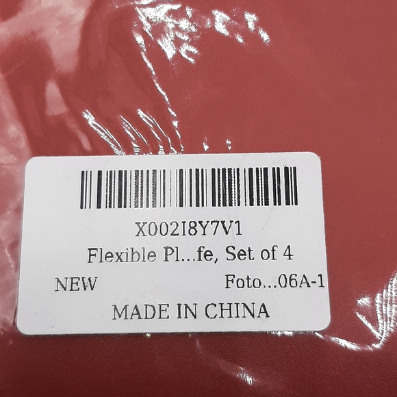 NEW Fotouzy Flexible Plastic Cutting Boards for Kitchen, 4 Translucent C… - Picture 6 of 6